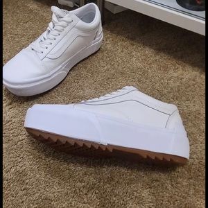 Vans Stacked White Old Skool